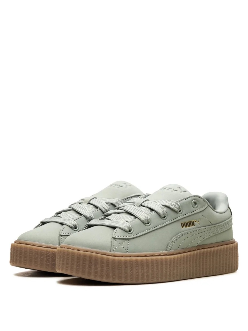 PUMA x Fenty Creeper Phatty Nubuck sneakers - Earth Tone Green Fog